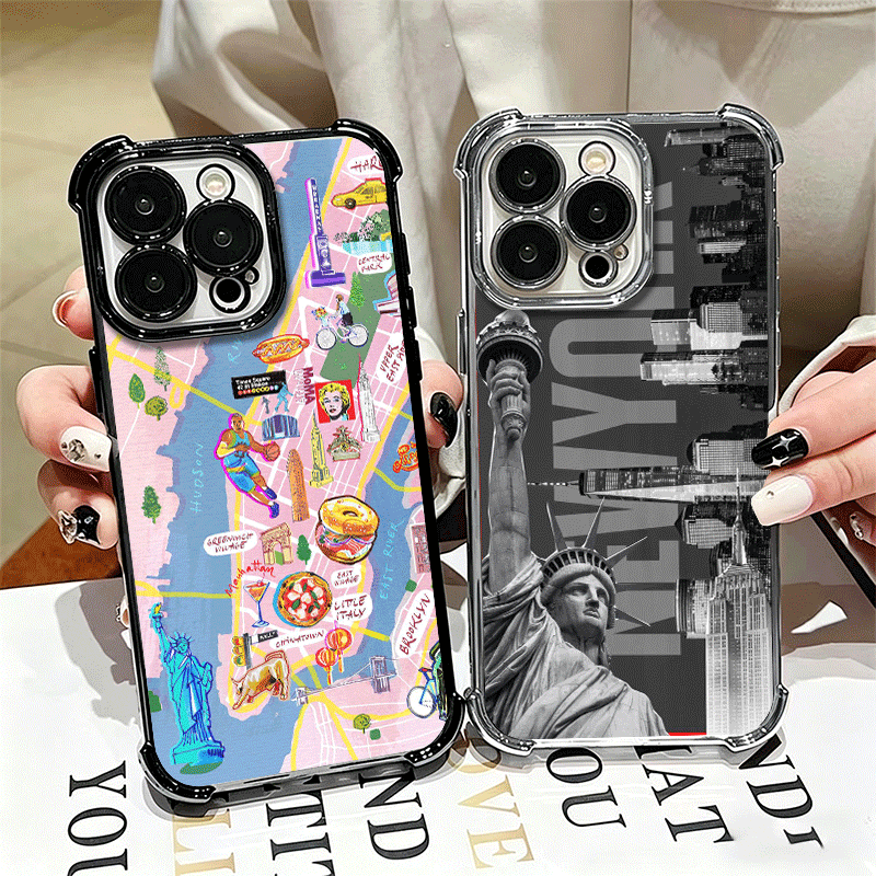 Phone Cases Nyc - Cover Protettiva Anti-Caduta NYC New York