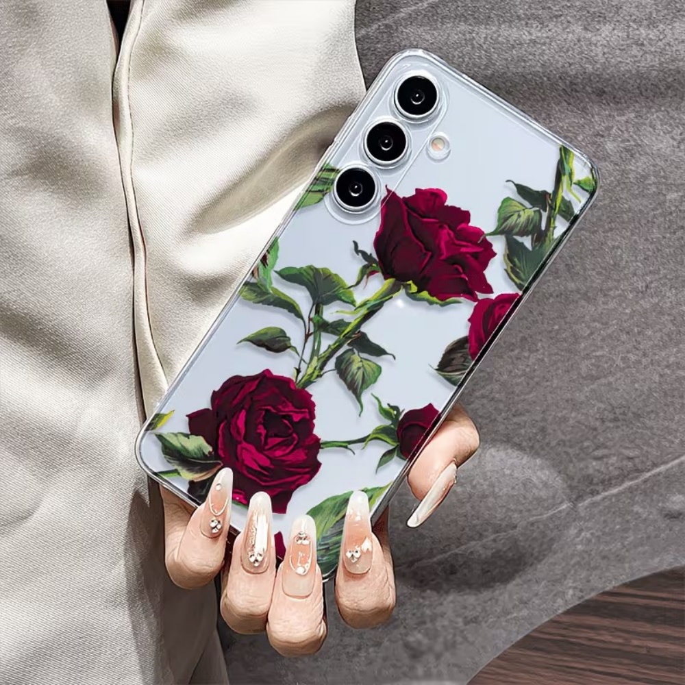Phone Cases Aesthetic - Custodia per telefono estetica con rose