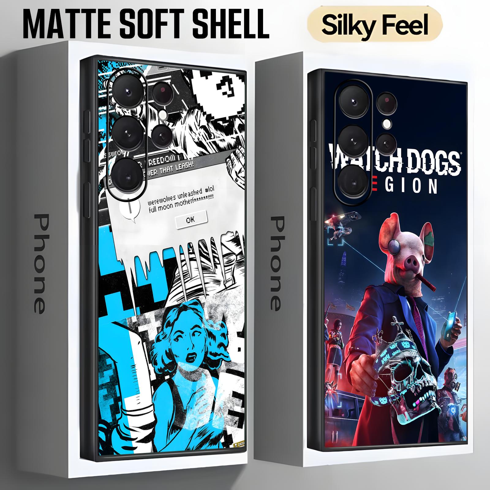 Phone Cases Samsung S24 - Cover antiurto morbida nera per Samsung