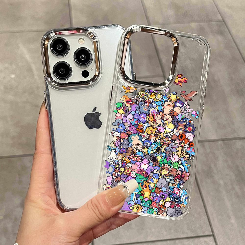 Phone Cases Xr Cute - Cover Trasparente Y2K con Simpatici Cartoni