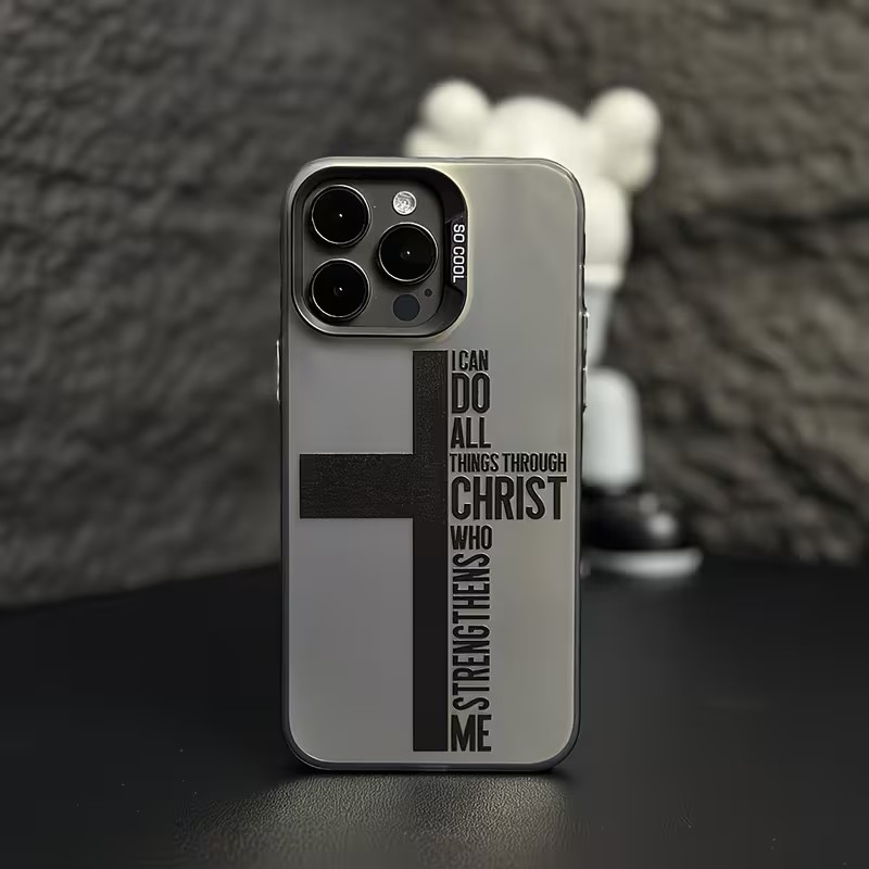Phone Cases Xs Iphone - Cover Anti-Impronta a Croce con Design