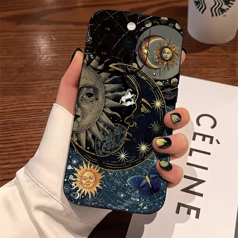 Phone Cases Aesthetic - Custodia Protettiva Morbida Antiurto con Stampa
