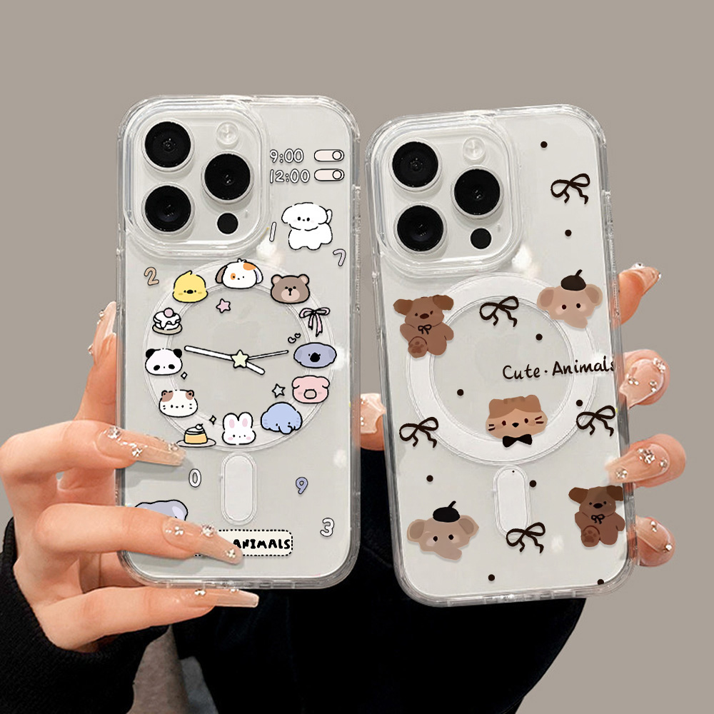 Phone Cases Magsafe - Simpatici animali del fumetto Cassa Del