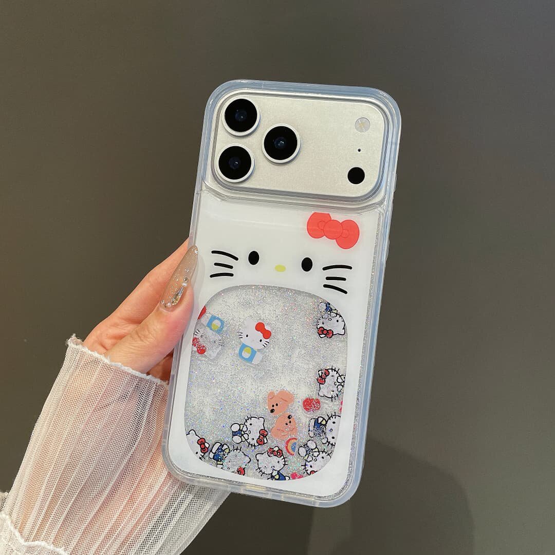 Phone Cases Hello Kitty - Custodia per telefono trasparente rigida con