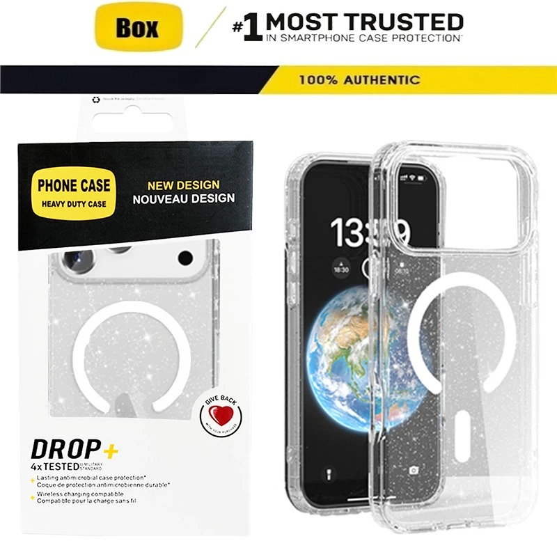 Rugged Armor Case - Custodia Protettiva Trasparente Antiurto di Grado