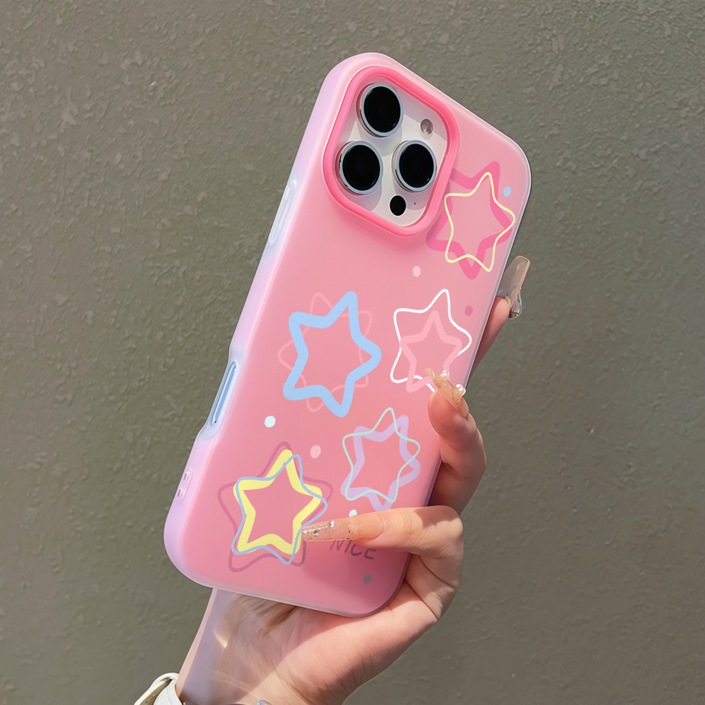 Phone Cases Kawaii - Cover per telefono Kawaii Outlines Star