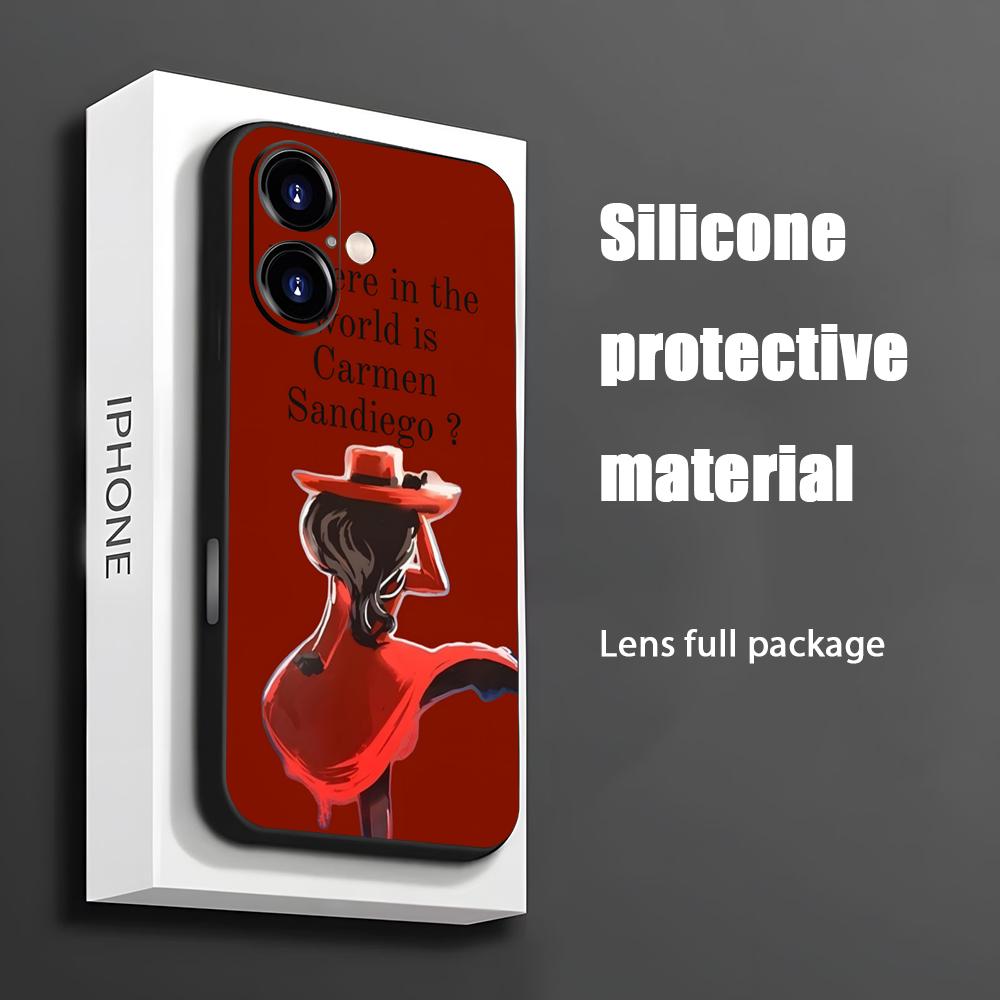 Phone Cases Xs Iphone - Custodia per telefono Cartoon Carmen Sandiego