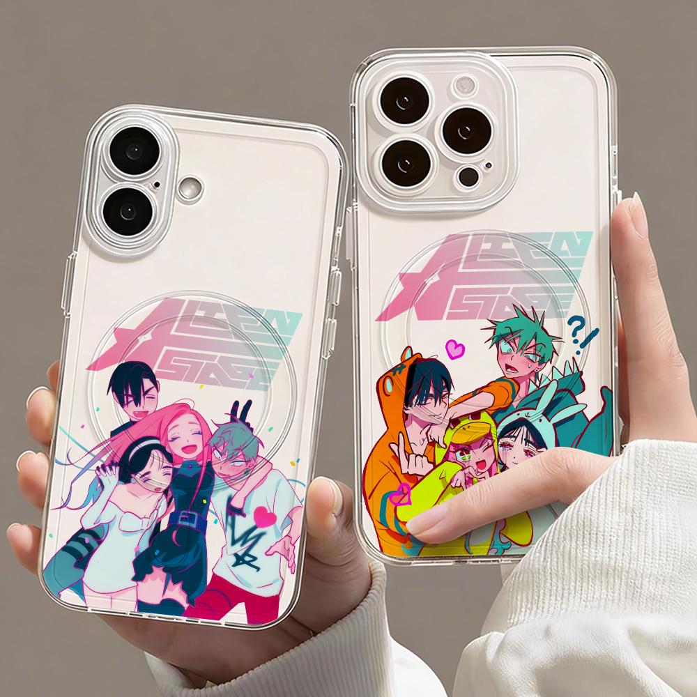 Phone Cases Anime - Custodia Magnetica Trasparente Anime A-Alien Stage