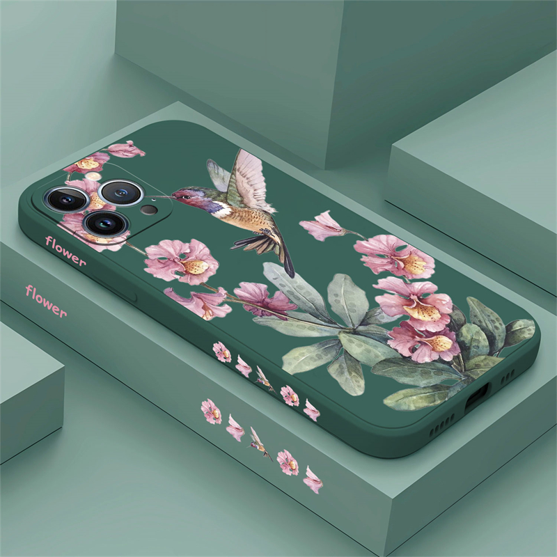 Phone Cases Dior - Custodia per telefono con fiori dipinti