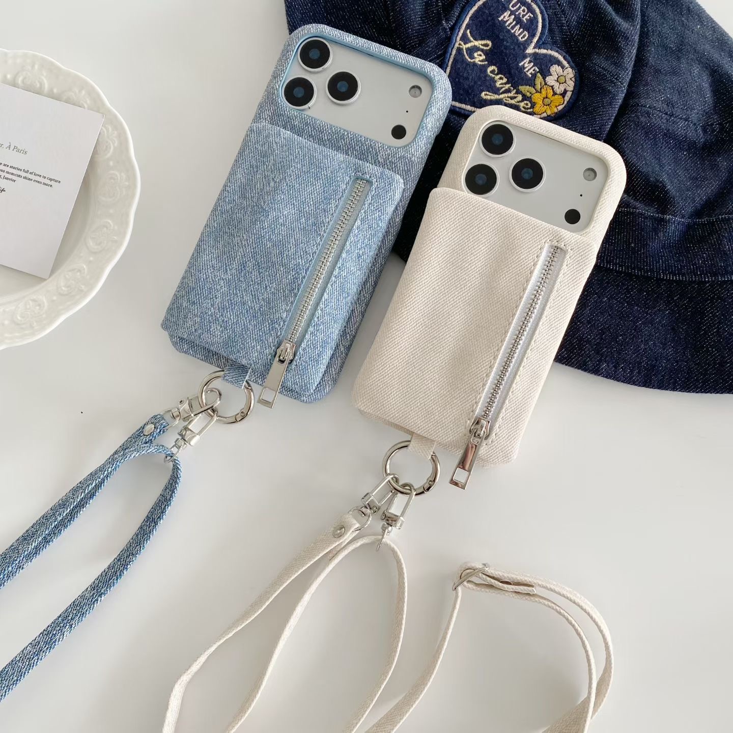 Phone Cases With Wallet - Custodia per carte portafoglio con cerniera