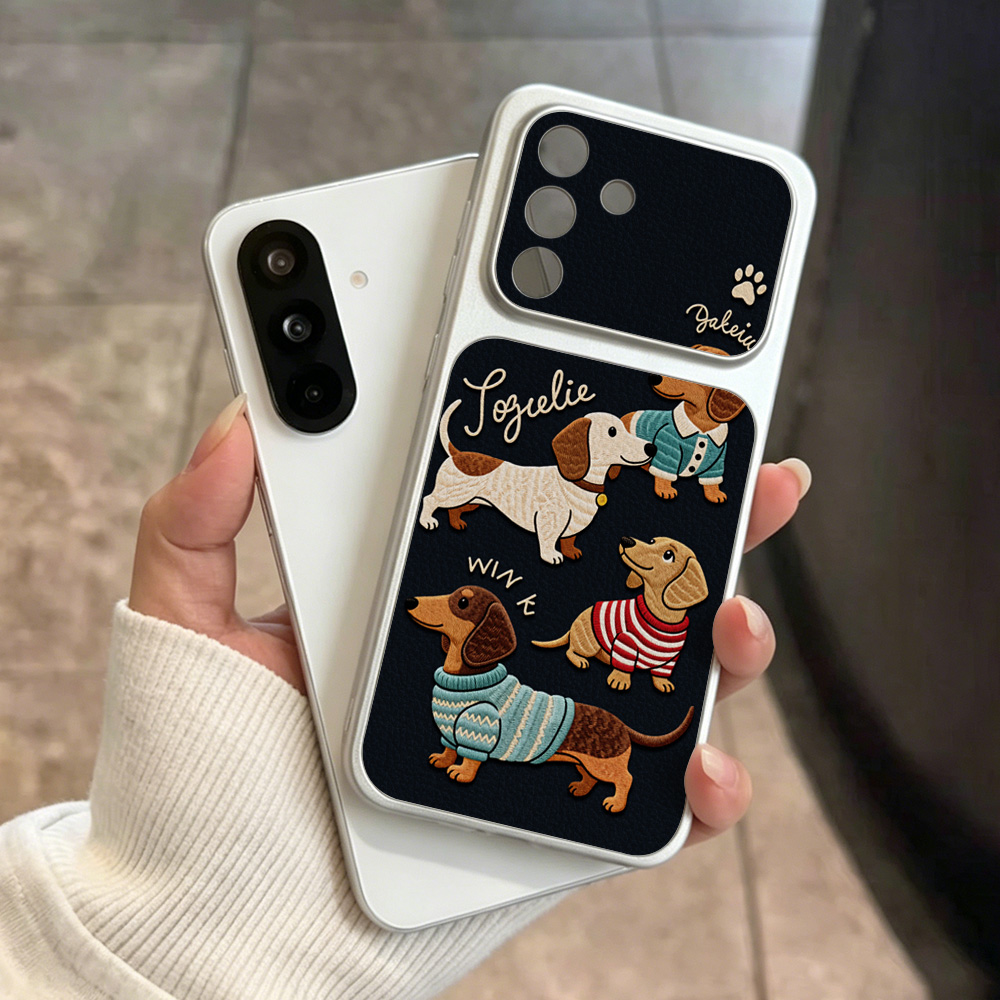 Phone Cases With Camera Cover - Custodia per telefono in pelle con