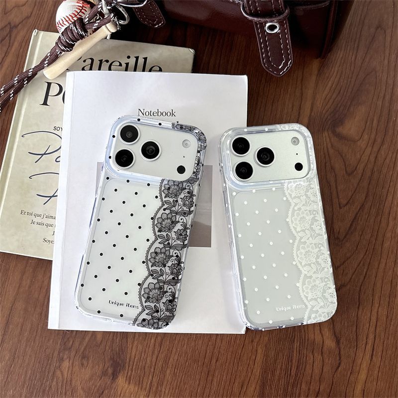 Phone Cases Kawaii - Custodia per telefono Ins Polka Dots