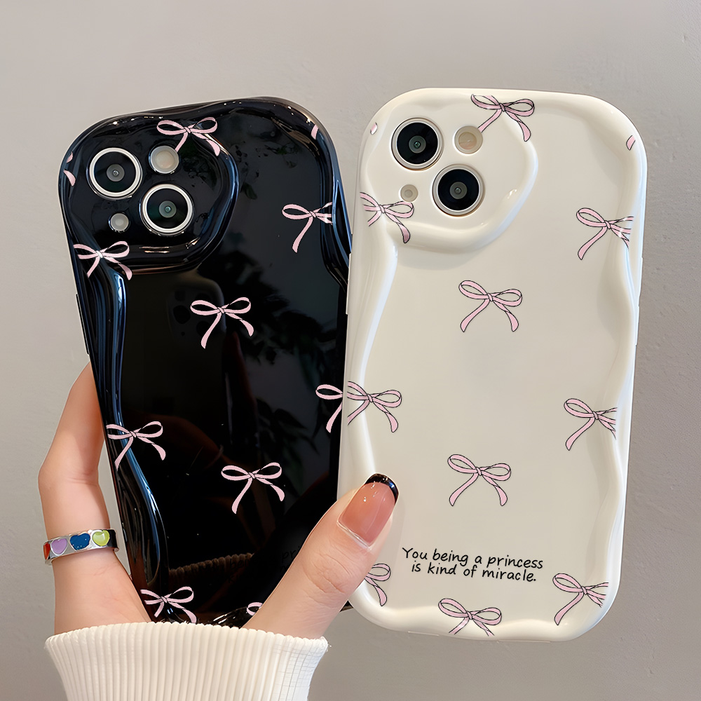 Phone Cases Dior - Bow Bordo Ondulato Cassa Del Telefono