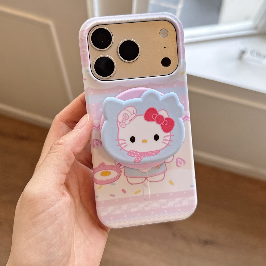 Phone Cases Hello Kitty - Custodia per telefono con supporto magnetico