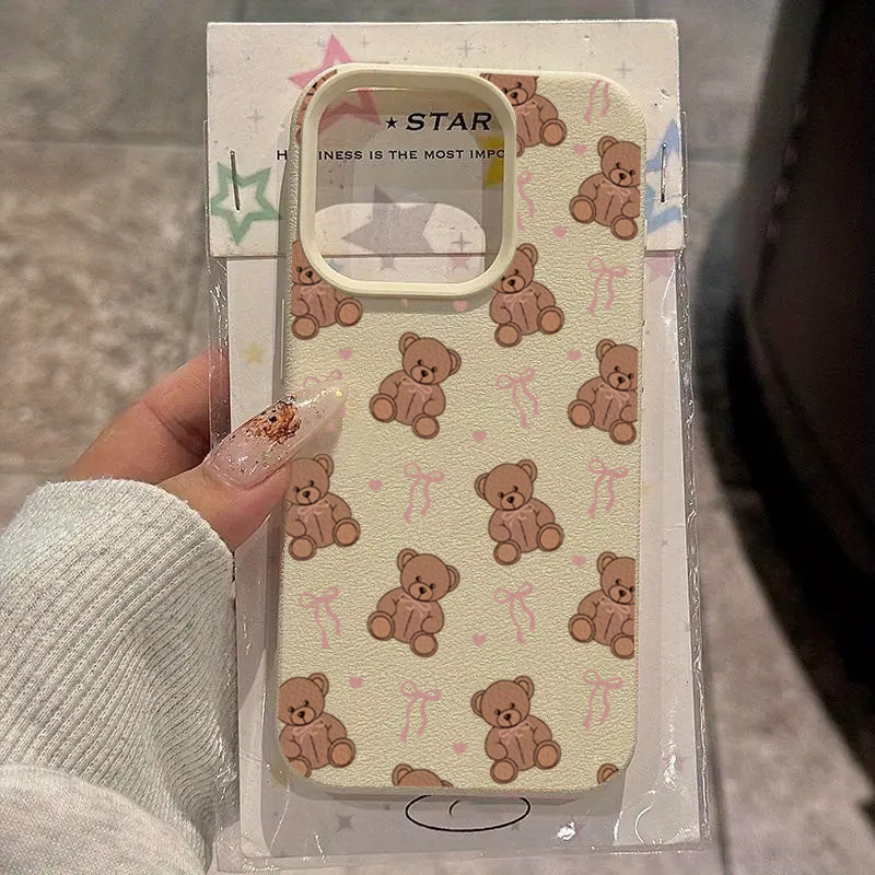 Phone Cases Xr Cute - Carino Papillon Orso Lichee Modello Cassa