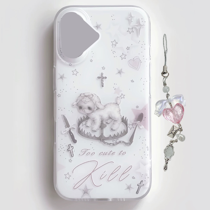 Phone Cases Kawaii - Cover per iPhone Y2K coreana INS