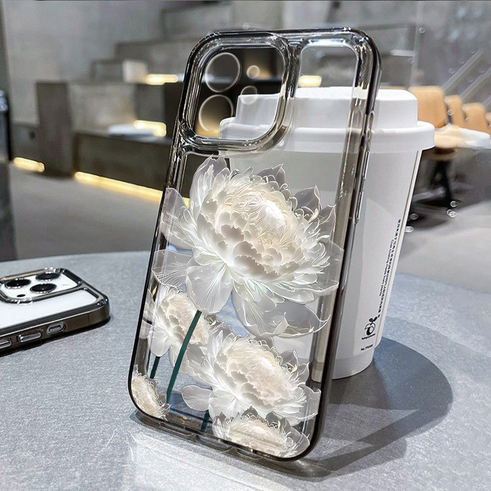 Phone Cases Dior - Custodia Trasparente a Forma di Fiore