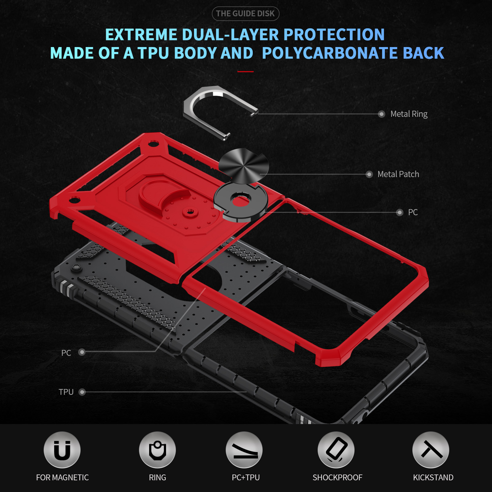 Custodia per telefono antiurto - Rugged Armor Case recensione e prezzo