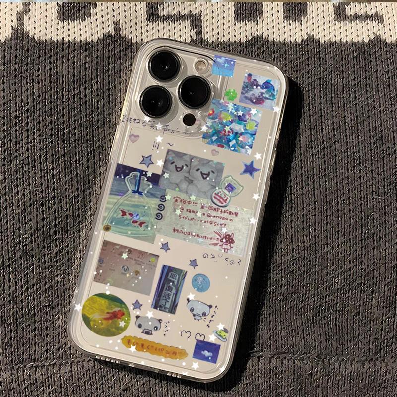 Cover Trasparente con Adesivi  - Phone Cases Kawaii recensione e prezzo