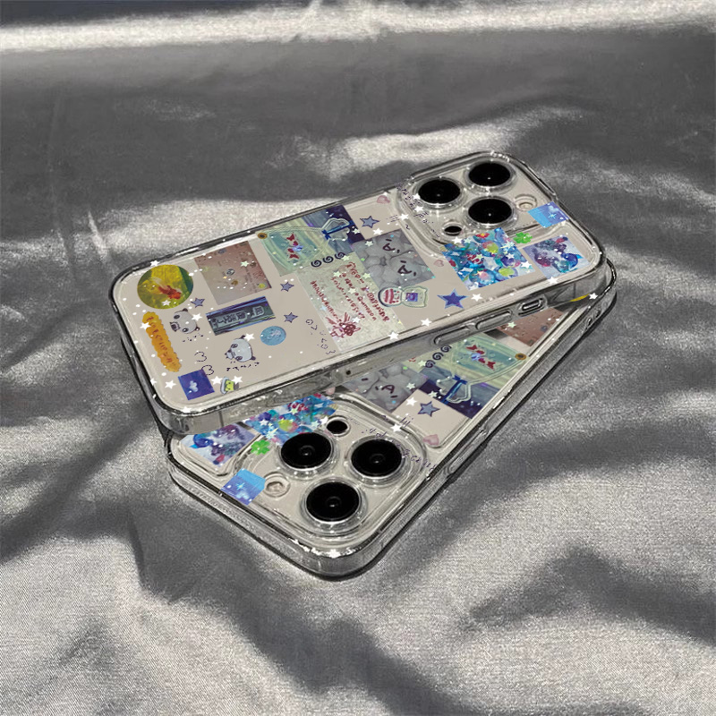 Cover Trasparente con Adesivi  - Phone Cases Kawaii recensione e prezzo
