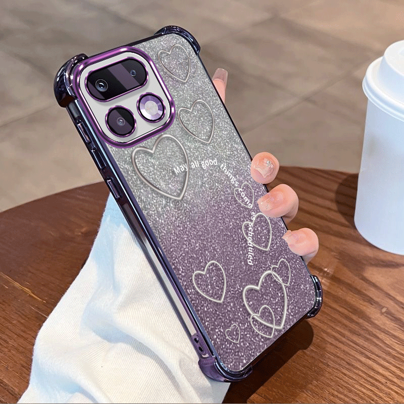 Cover protettiva con placcatur - Glitter Shockproof Case recensione e prezzo
